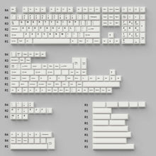 Load image into Gallery viewer, Keychron Black-on-White Double-Shot PBT Keycaps