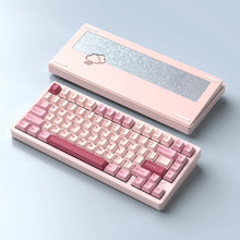 Load image into Gallery viewer, WOBKEY Rainy75 Custom Mechanical Keyboard - Pink