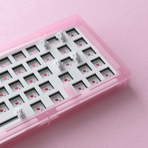 AKKO ACR67 Hotswappable 65% Barebones Mechanical Keyboard Pink