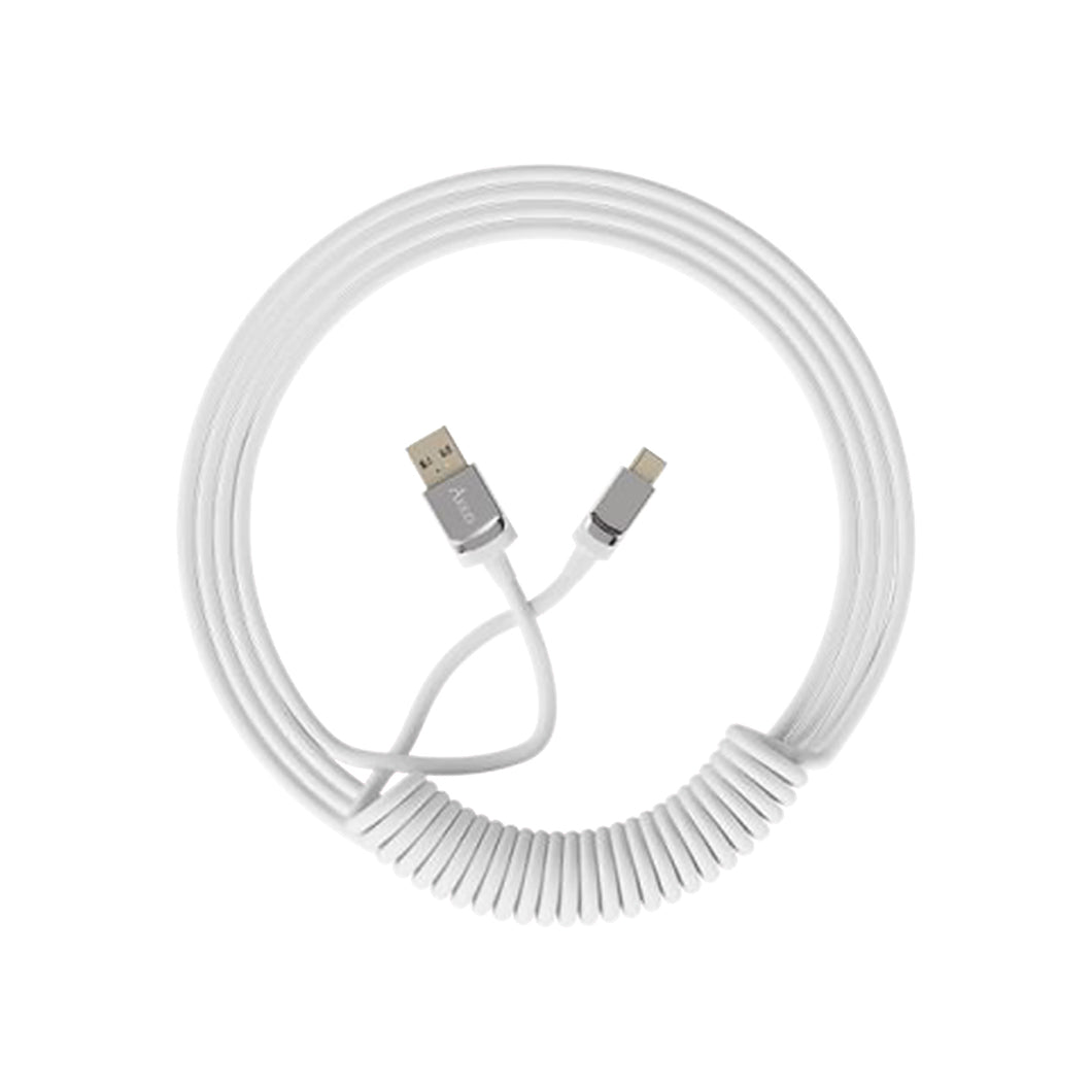 AKKO Coiled Cable - White