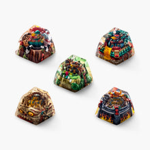 Load image into Gallery viewer, Dwarf Factory Another Duckieverse Artisan Keycaps - SA R1