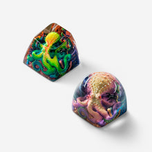 Load image into Gallery viewer, Dwarf Factory Kraken Absolut Artisan Keycaps