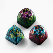 Load image into Gallery viewer, Dwarf Factory Mystic Dragon V3 Artisan Keycaps