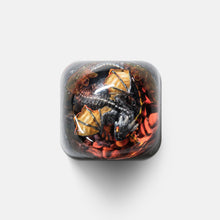 Load image into Gallery viewer, Dwarf Factory Gnarly Drakon 2022 Artisan Keycaps - Fya Noir DOM