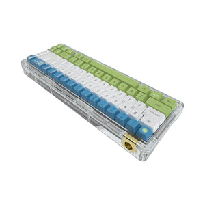 IDOBAO ID67 Crystal 65% Hotswappable Barebones Keyboard - Transparent