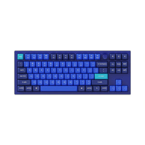 Keychron Q3 Hotswappable TKL Custom Mechanical Keyboard Grey Barebones Blue