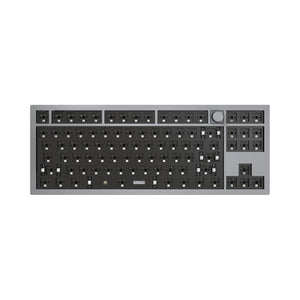 Keychron Q3 Hotswappable TKL Custom Mechanical Keyboard Grey Barebones