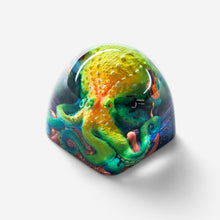 Load image into Gallery viewer, Dwarf Factory Kraken Absolut Artisan Keycaps - Arsenic DOM