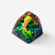 Load image into Gallery viewer, Dwarf Factory Kraken Absolut Artisan Keycaps - Arsenic SA R1