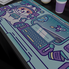 Load image into Gallery viewer, Switchlab Spacepaws Deskmat Teal