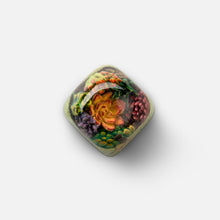 Load image into Gallery viewer, Dwarf Factory Terrarium Artisan Keycaps - Everspring Lotus DOM
