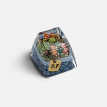 Load image into Gallery viewer, Dwarf Factory Terrarium Artisan Keycaps - Spiny Oasis SA R1